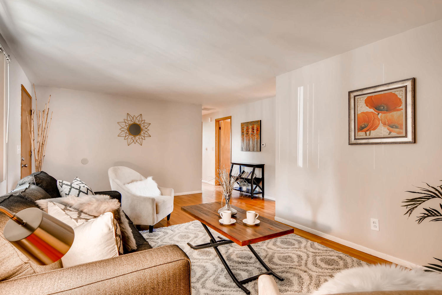 Real Estate Listing: 8305 Mitze Way Denver Living Room