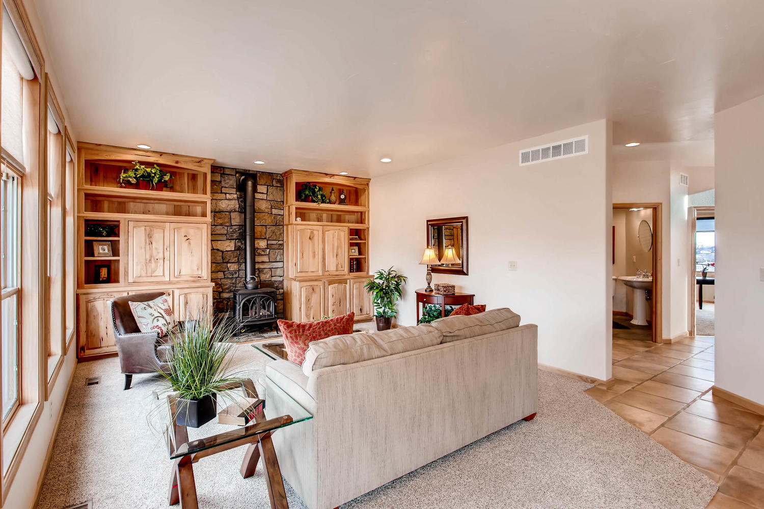 Windsor Real Estate Hilltop Drive Family Room