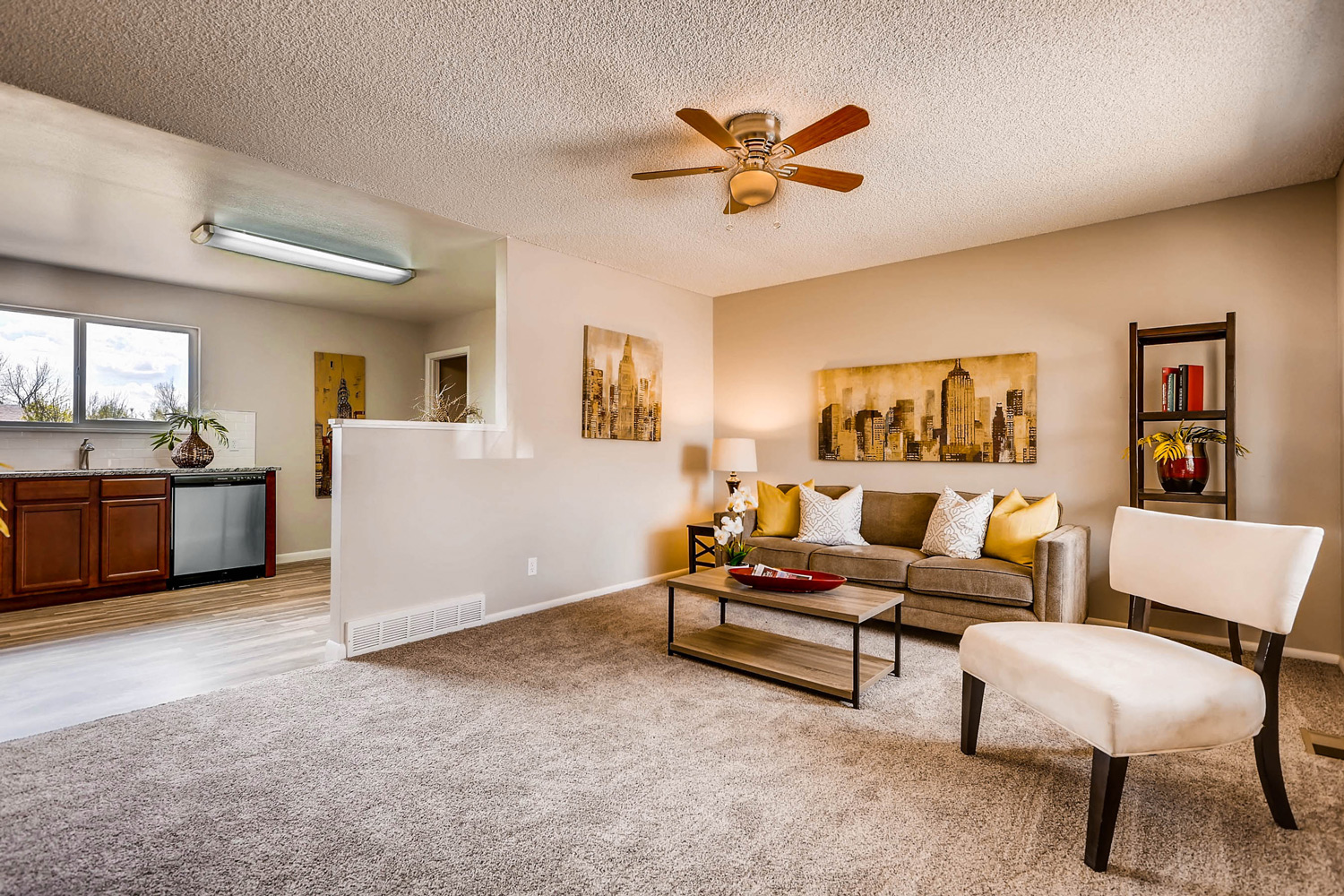 Denver Real Estate E 55th Ave Living Room