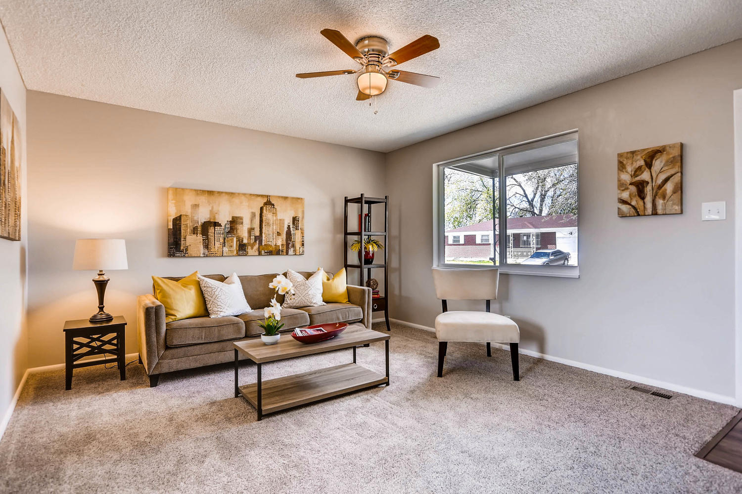 Denver Real Estate E 55th Ave Living Room