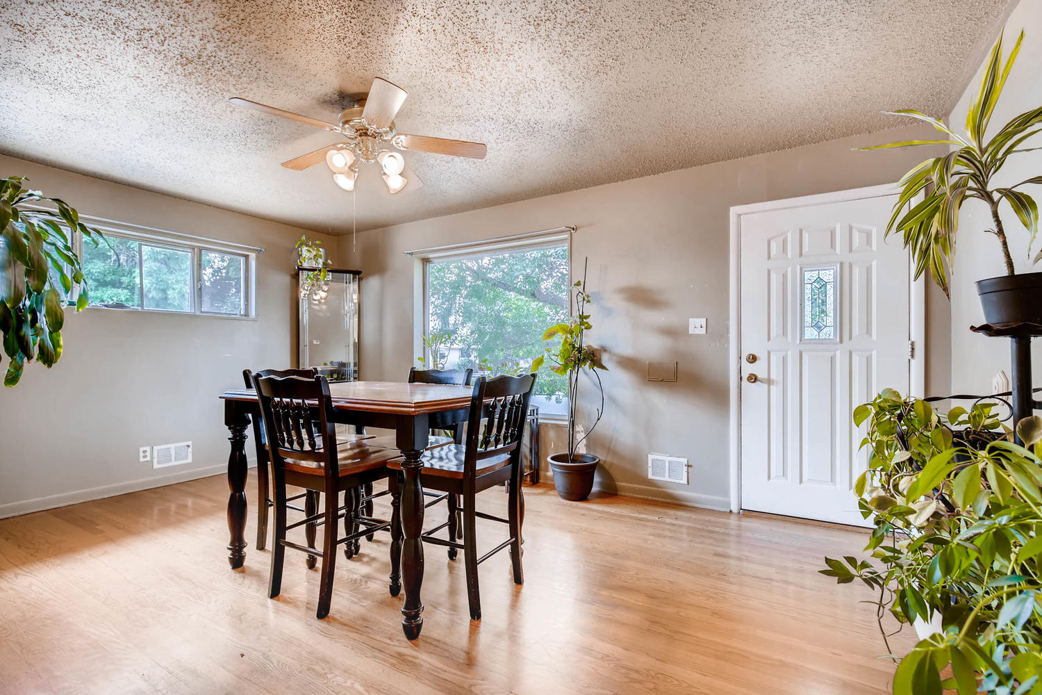 NEW LISTING: 7114 Santa Fe Drive Denver CO Living/Dining Room