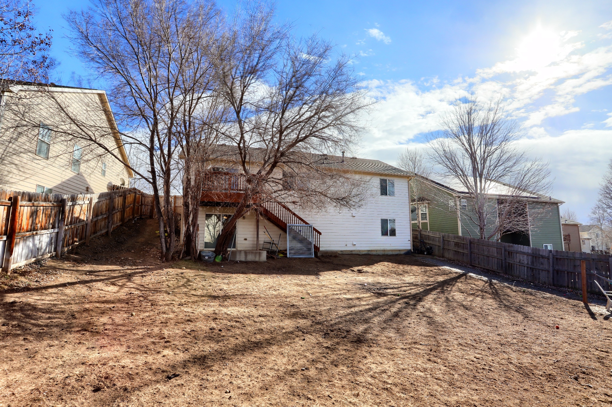 REAL ESTATE LISTING: 3011 45th Ave Greeley Rear Exterior