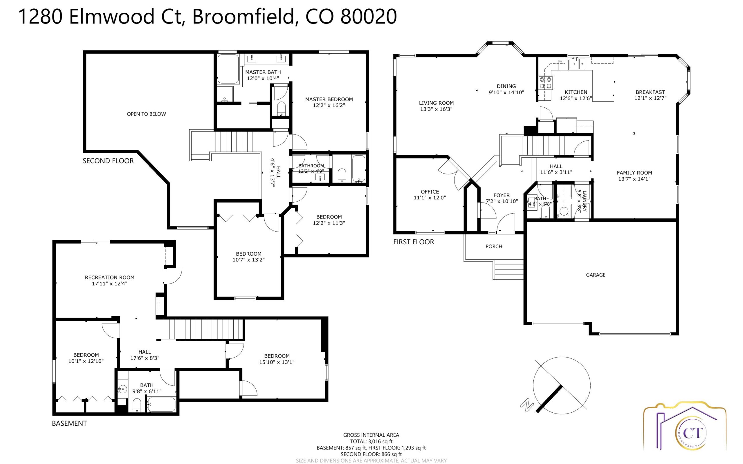 REAL ESTATE LISTING: 1280 Elmwood Ct Broomfield Floor Plans