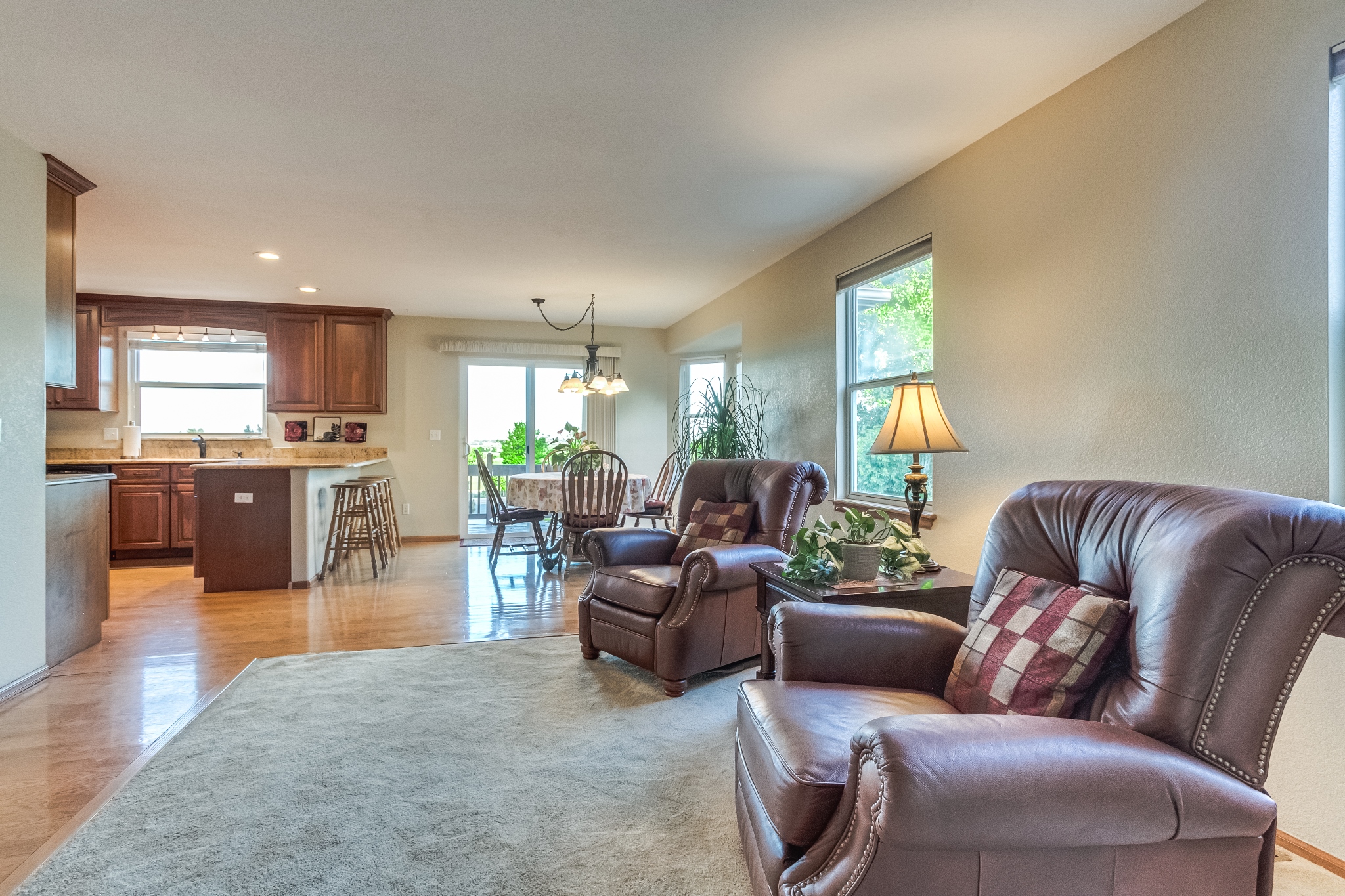 REAL ESTATE LISTING: 1280 Elmwood Ct Broomfield Kitchen Nook and Family Room