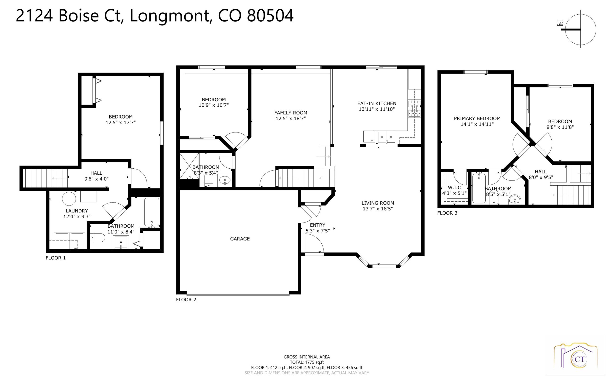 REAL ESTATE LISTING: 12124 Boise Ct Longmont Floor Plan