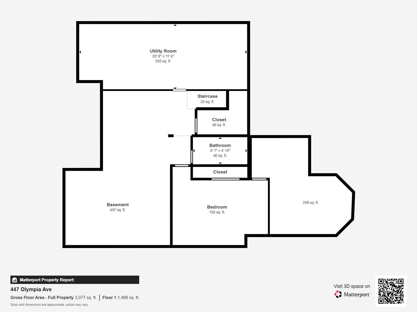 REAL ESTATE LISTING: 447 Olympia Ave Longmont Basement Floor Plan