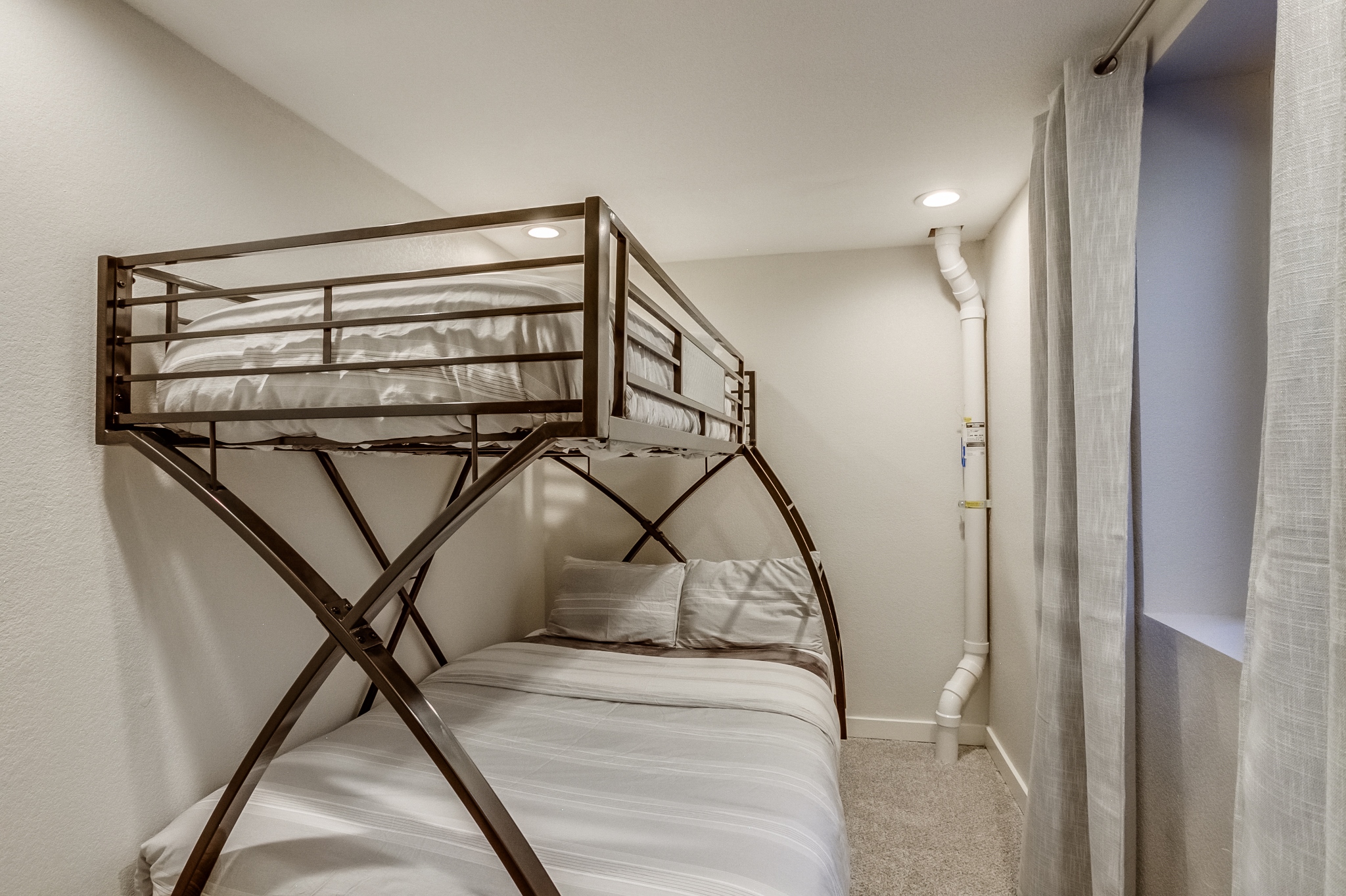 REAL ESTATE LISTING: 2502 Mount Vernon St Colorado Springs Basement Bedroom 2