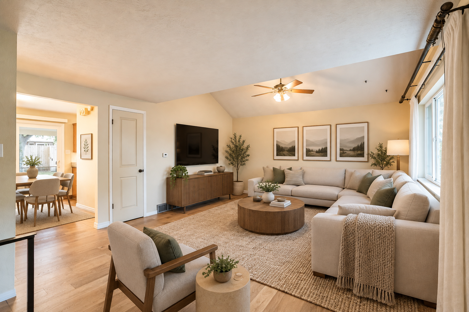 REAL ESTATE LISTING: 1423 Frontier St Living Room